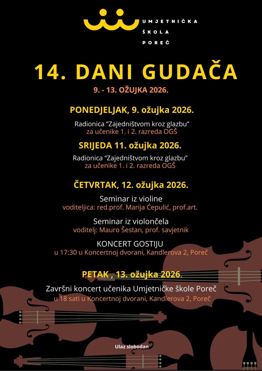 14. DANI GUDAČA - plakat