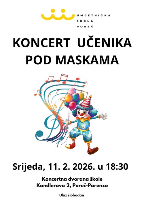 Koncert pod maskama 11.2.