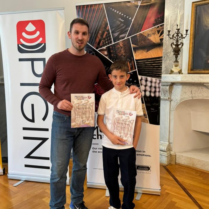 učenik Andrija Ptiček i mentor Diego Vitasović